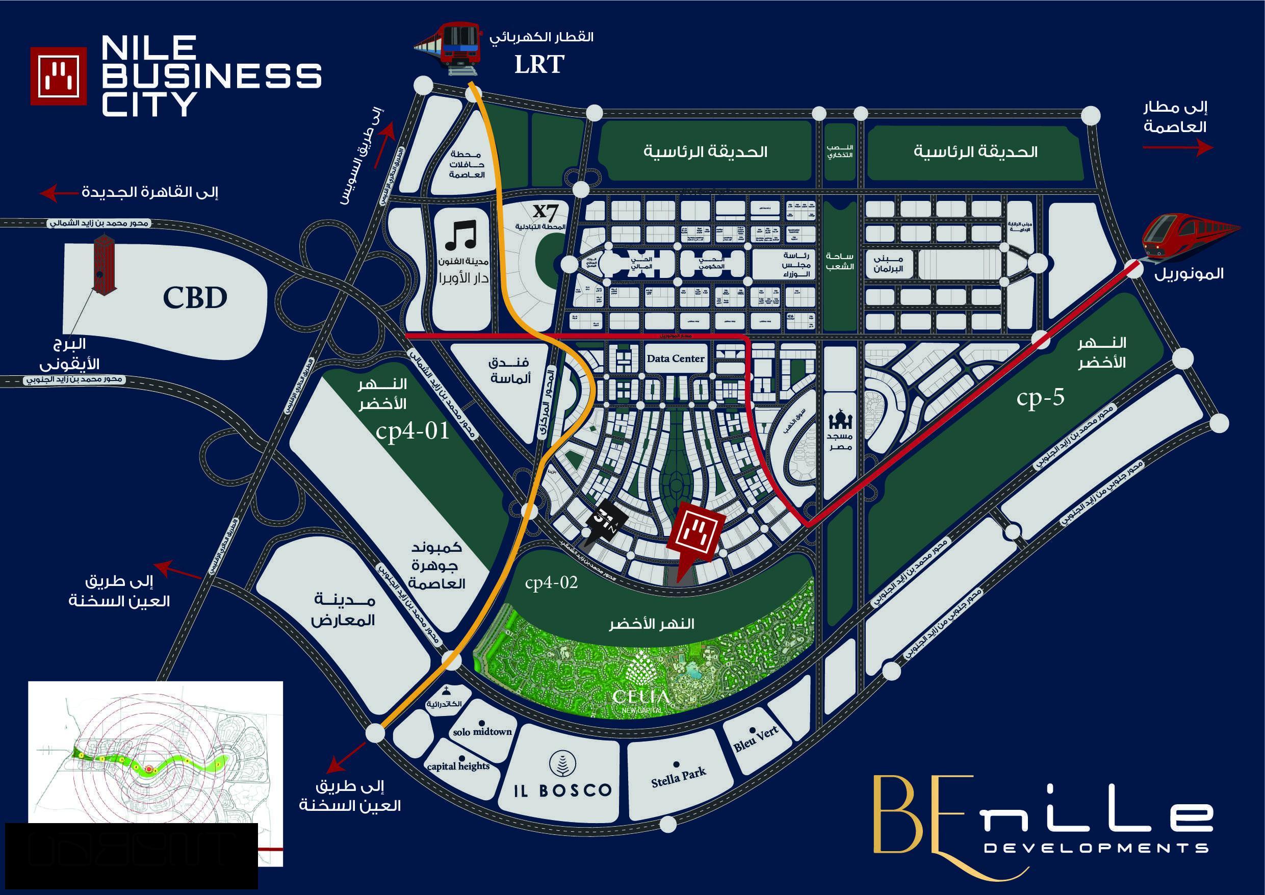 Nile business city location